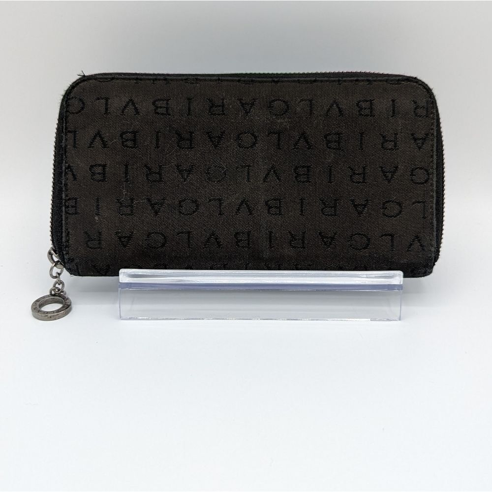 BVLGARI Canvas Printed Wallet